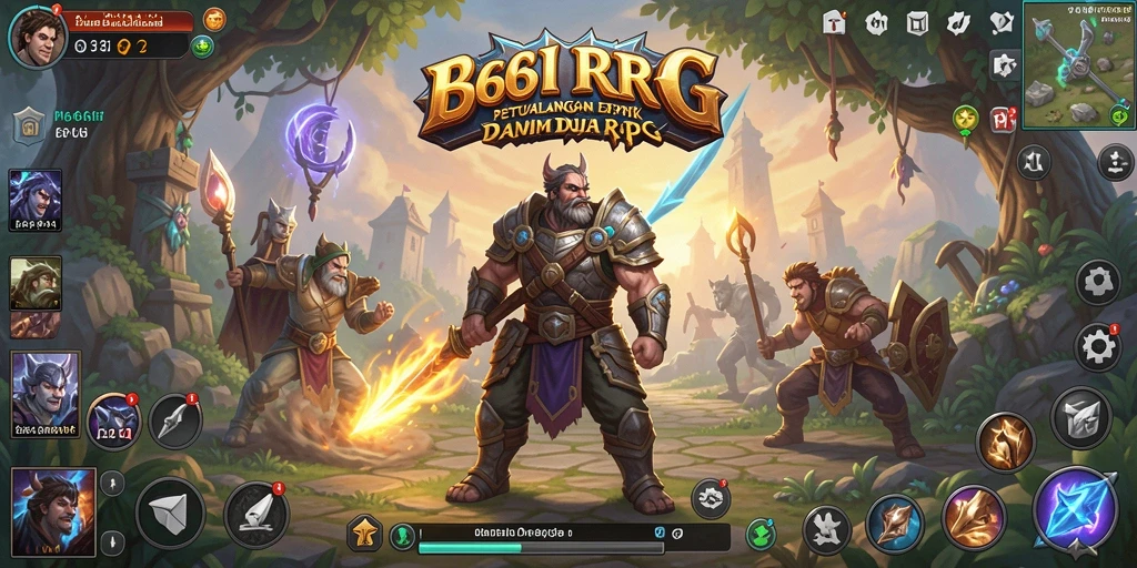 Screenshot menampilkan gameplay RPG yang mendebarkan di 666I.