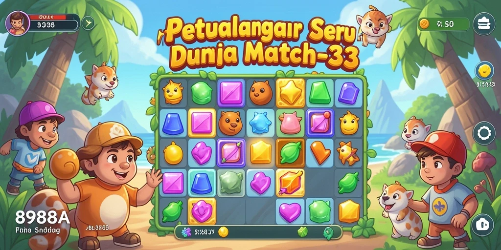Tampilan gameplay seru dan penuh warna di 898A.