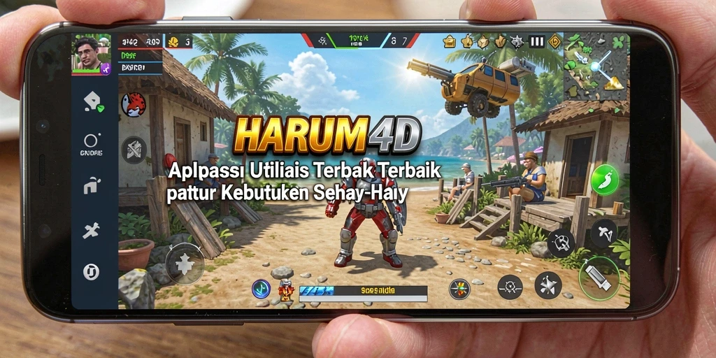 Screenshot utama HARUM4D menampilkan antarmuka aplikasi Utility yang ramah pengguna.