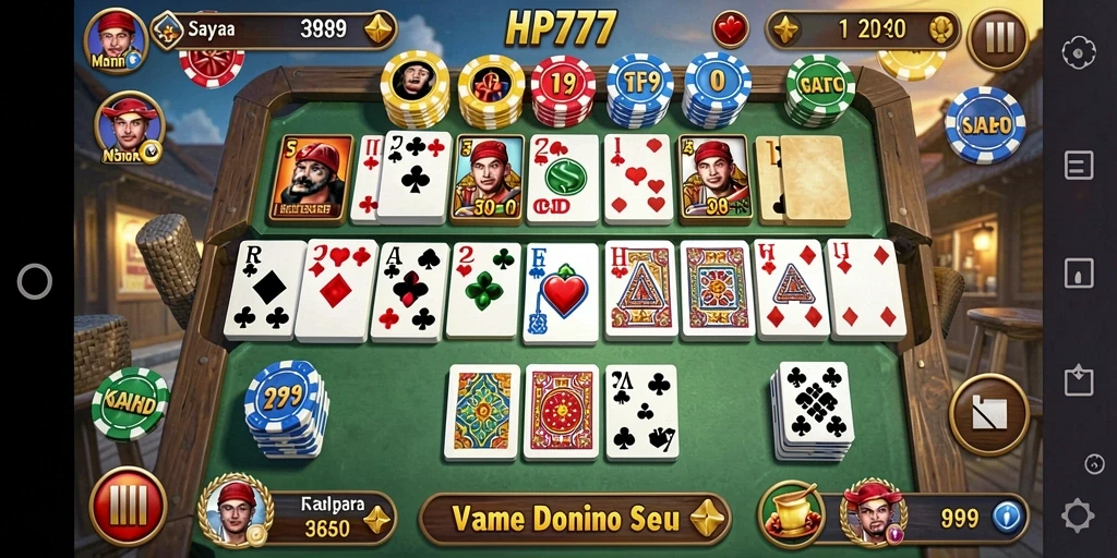 Tampilan gameplay seru dalam HP777 di Domino.