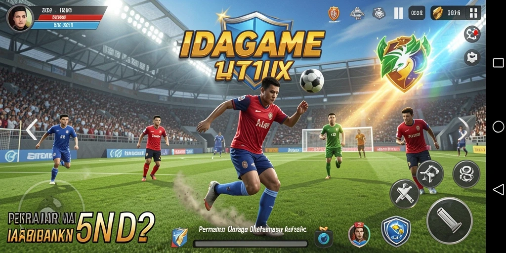 Tampilan gameplay seru dan realistis dalam IDAGAME.