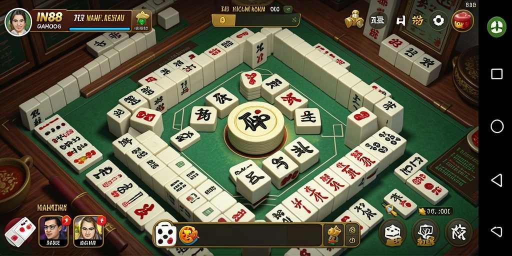 Gameplay Mahjong yang menarik dan penuh tantangan.