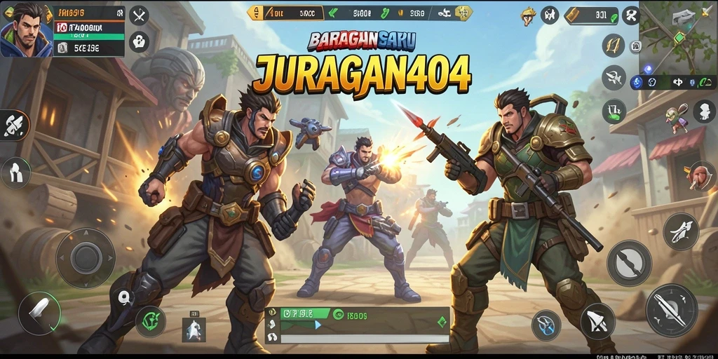 Tampilan gameplay seru dan mendebarkan di JURAGAN404.