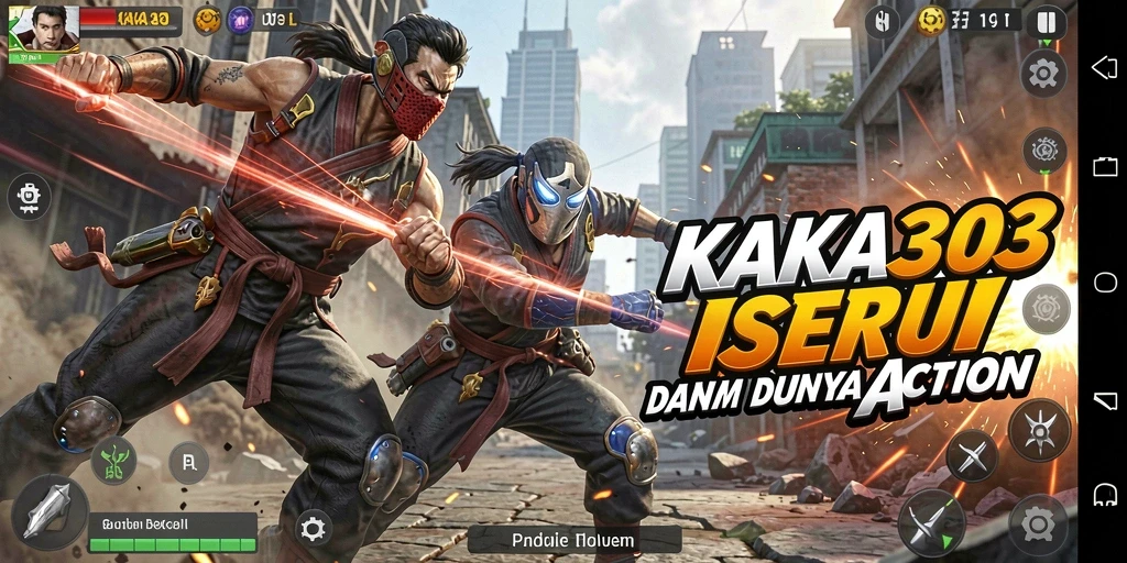 Gameplay seru KAKA303 dengan aksi pertarungan yang intens.