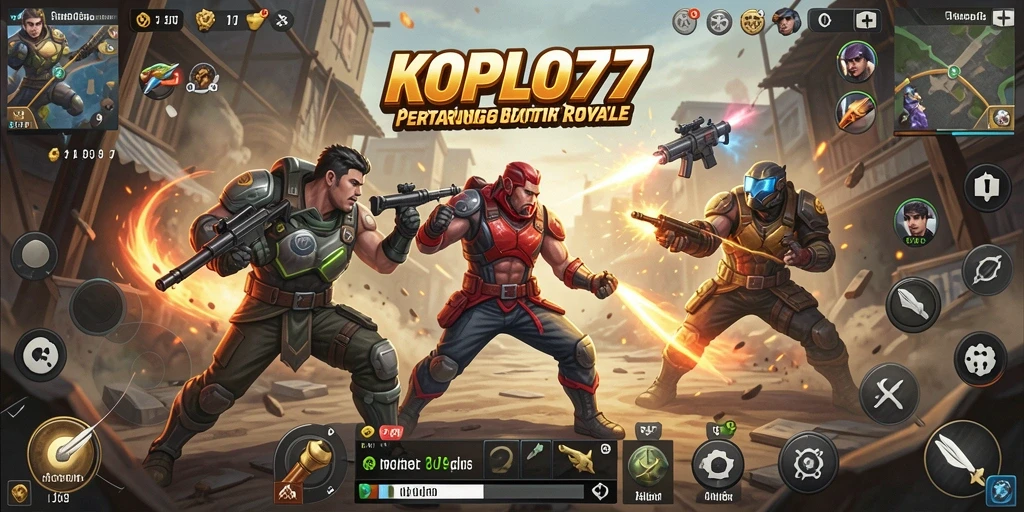 Tangkapan layar gameplay KOPLO77 menampilkan aksi pertarungan menarik.
