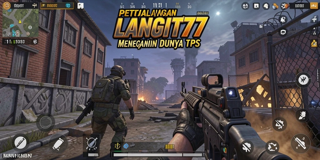 Screenshot menunjukkan aksi mendebarkan dalam pertempuran TPS.