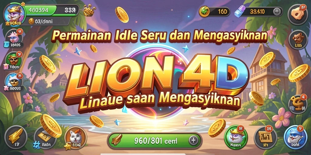 Tampilan gameplay <strong>LION4D</strong> yang menarik saat karakter berkembang.