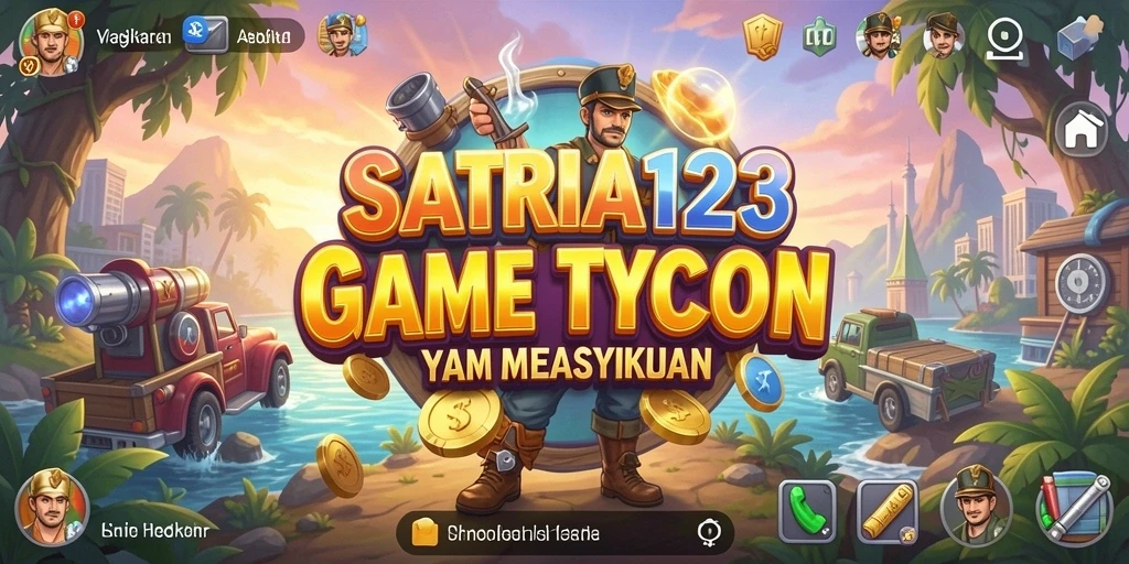 Tampilan gameplay yang mendebarkan di SATRIA123.