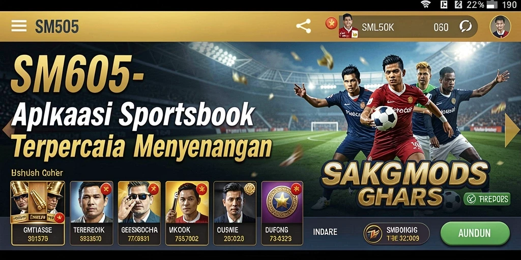 Tampilan gameplay SM605 yang menarik dan interaktif.