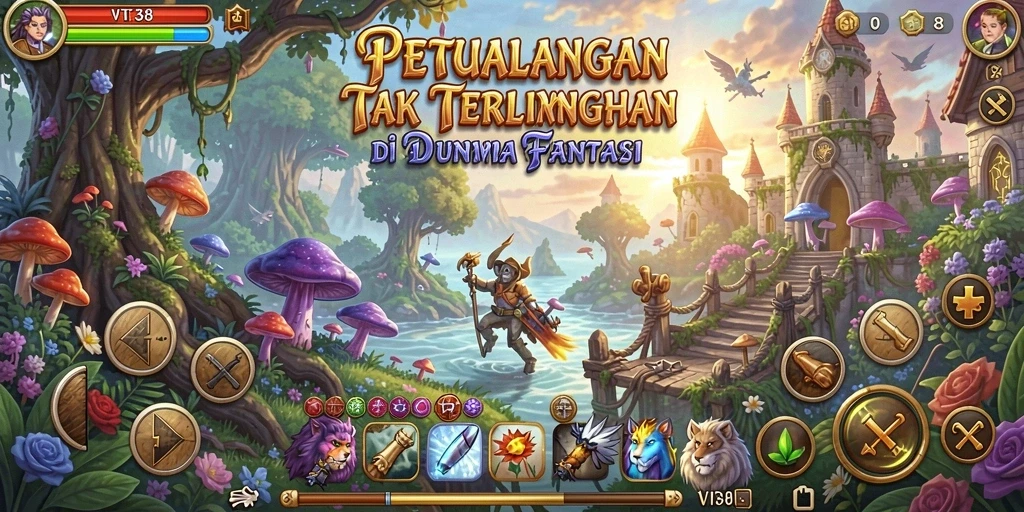 Screenshot gameplay VT38 menampilkan aksi petualangan menarik.