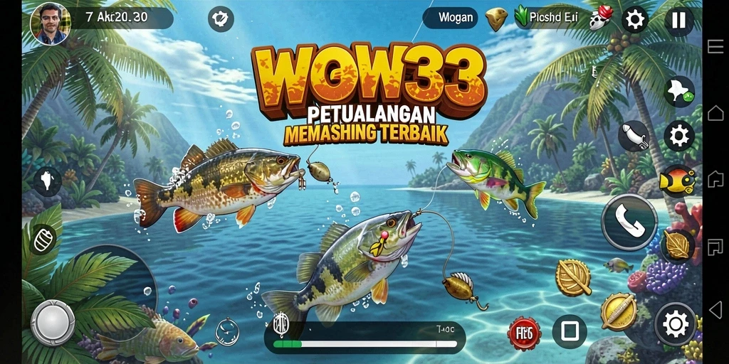 Tangkapan ikan yang menakjubkan di gameplay WOW33.